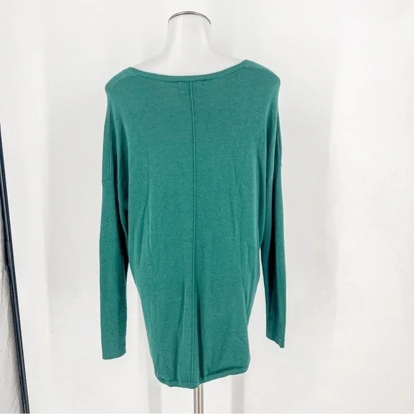 Anthropology Trouve Women Green Cashmere Blend Pullover Sweater - Picture 2 of 3